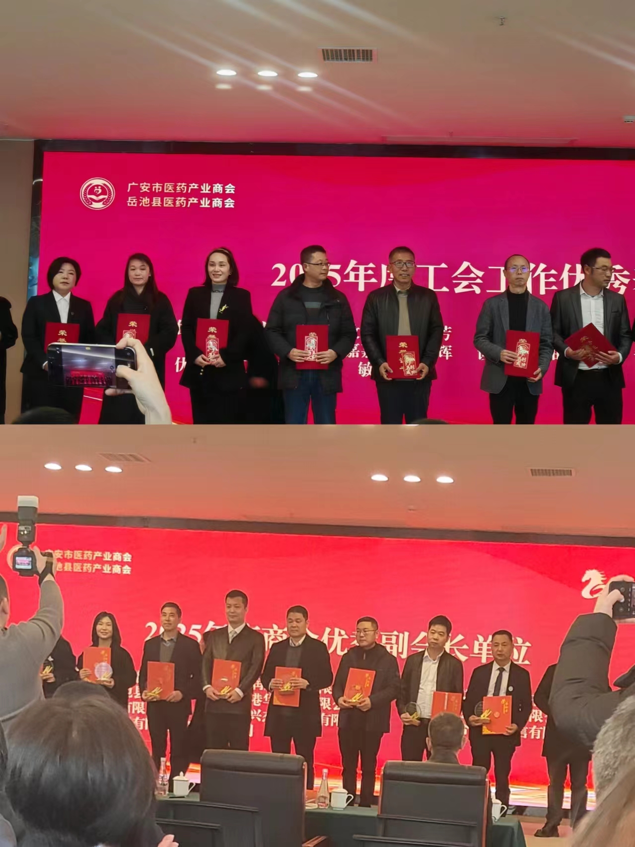 喜报！兴杰象药业荣获医药产业商会“2025年度优秀副会长单位”及个人荣誉表彰